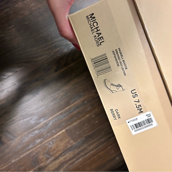 Michael Kors Dark Berry Ankle Boots - Picture 6 of 6